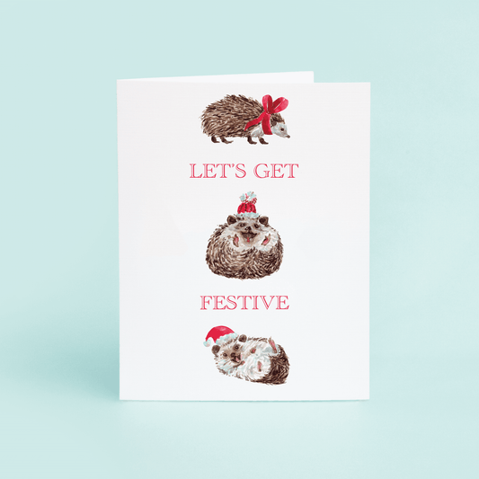 Let's Get Festive Hedgehogs - themonogram manor 