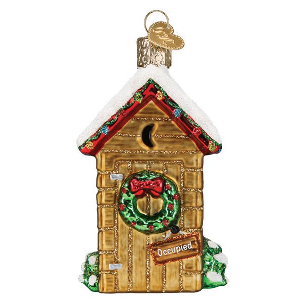 Holiday Outhouse Ornament - themonogram manor 