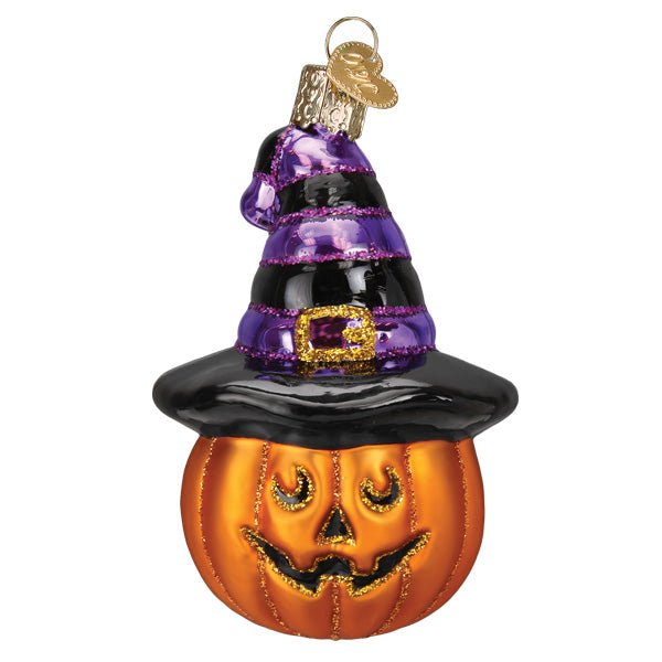 Witch Pumpkin Ornament - themonogram manor 