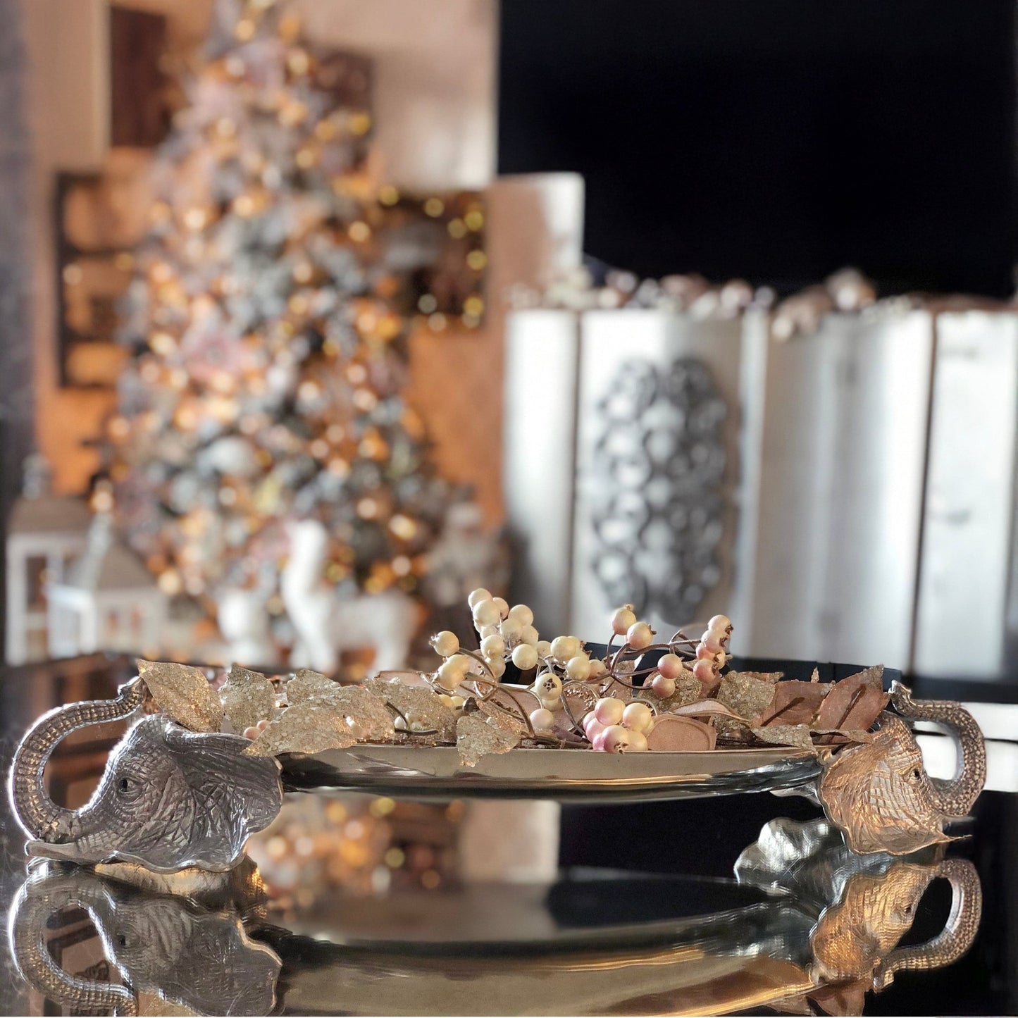 Elephant Centerpiece Tray - themonogram manor 