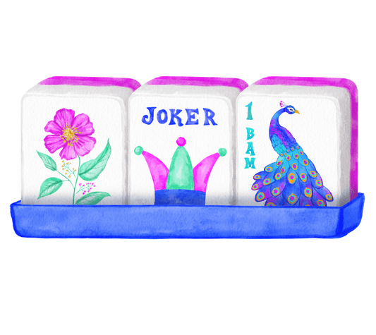 Mahj Acrylic Party Platter - themonogram manor 