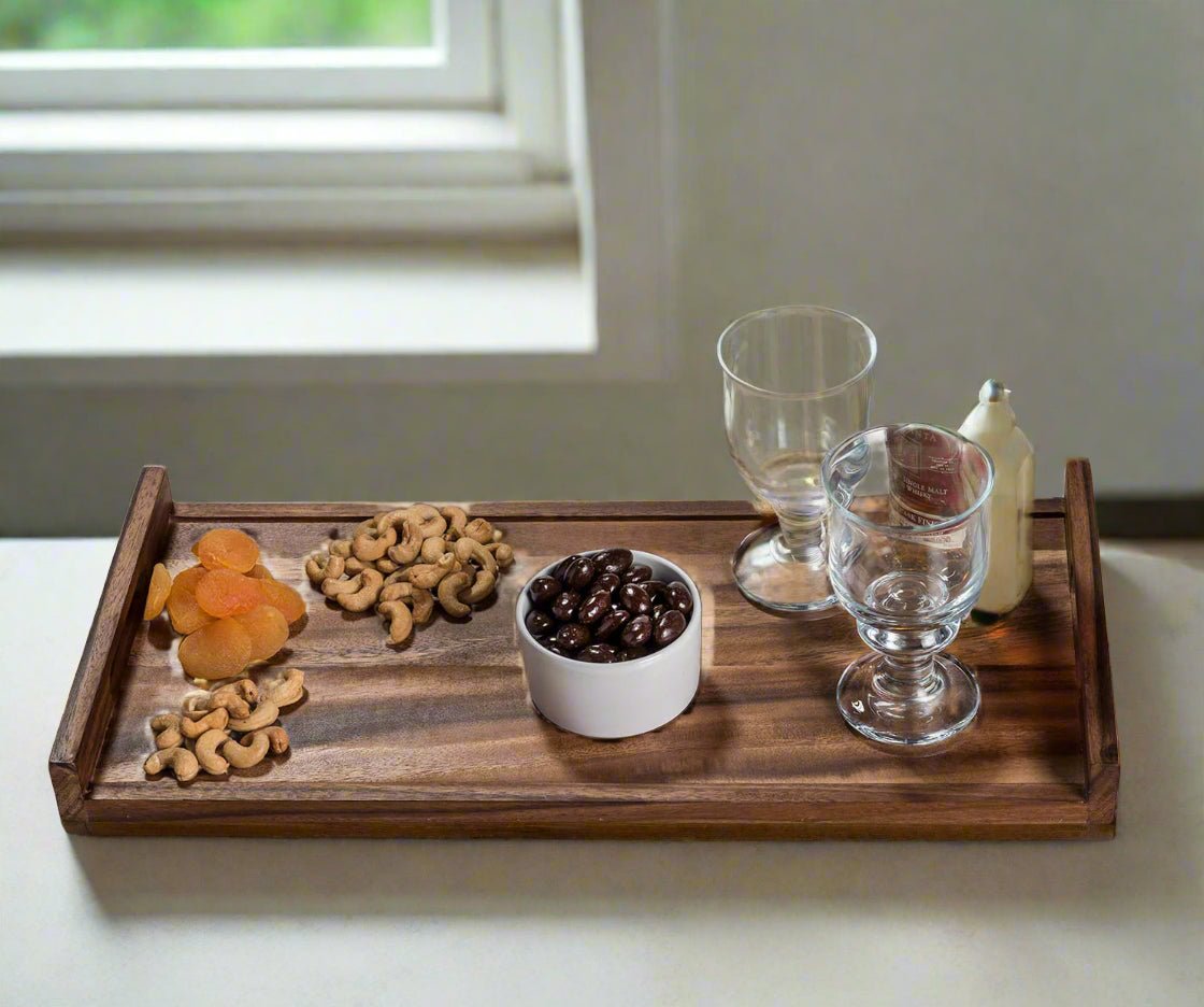 Long Serving Tray - Solid Bottom - themonogram manor 