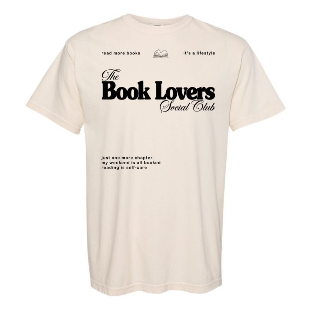 'Book Lovers Social Club' T-Shirt - themonogram manor 