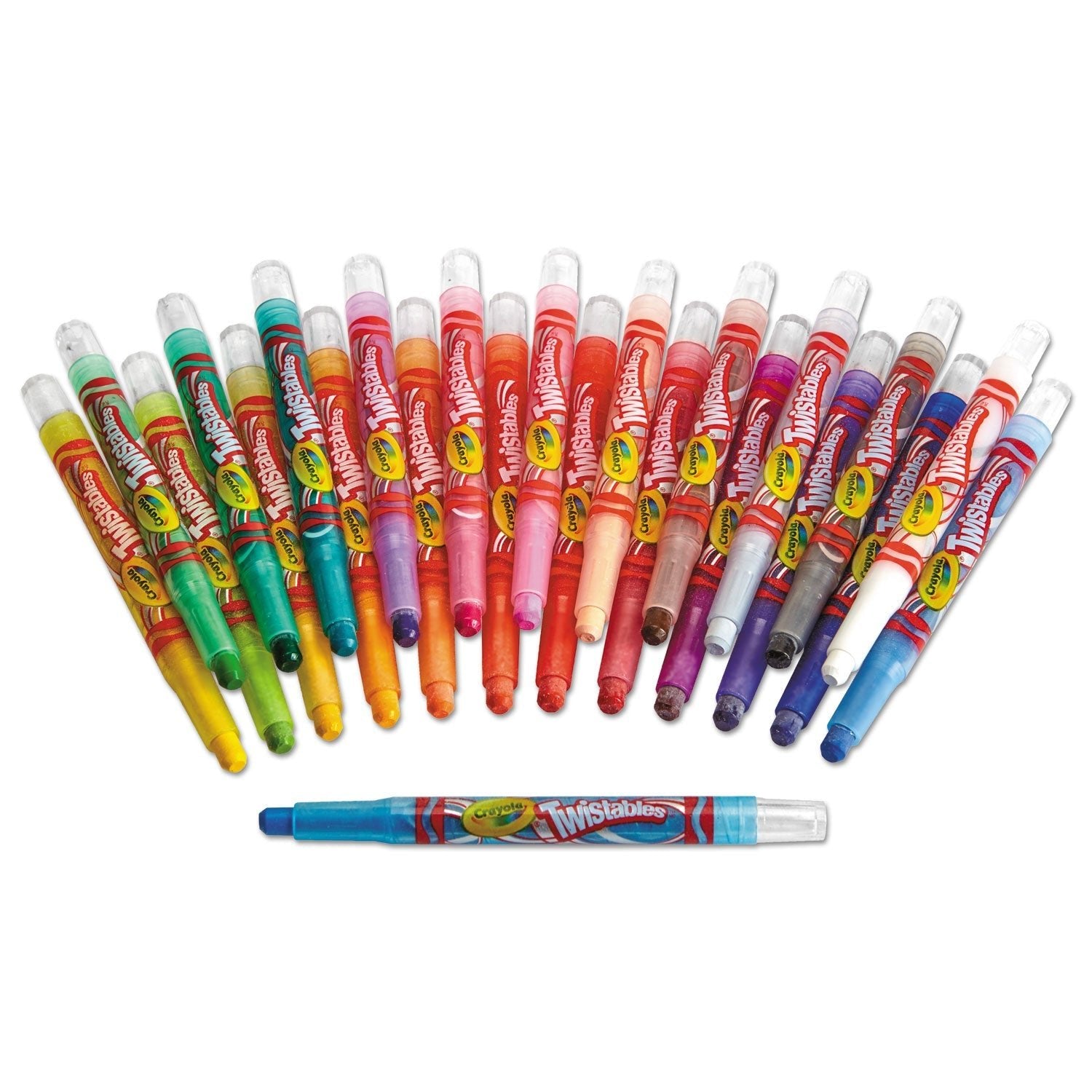 Crayola Twistables Mini Crayons, 24 Colors/Pack - themonogram manor 