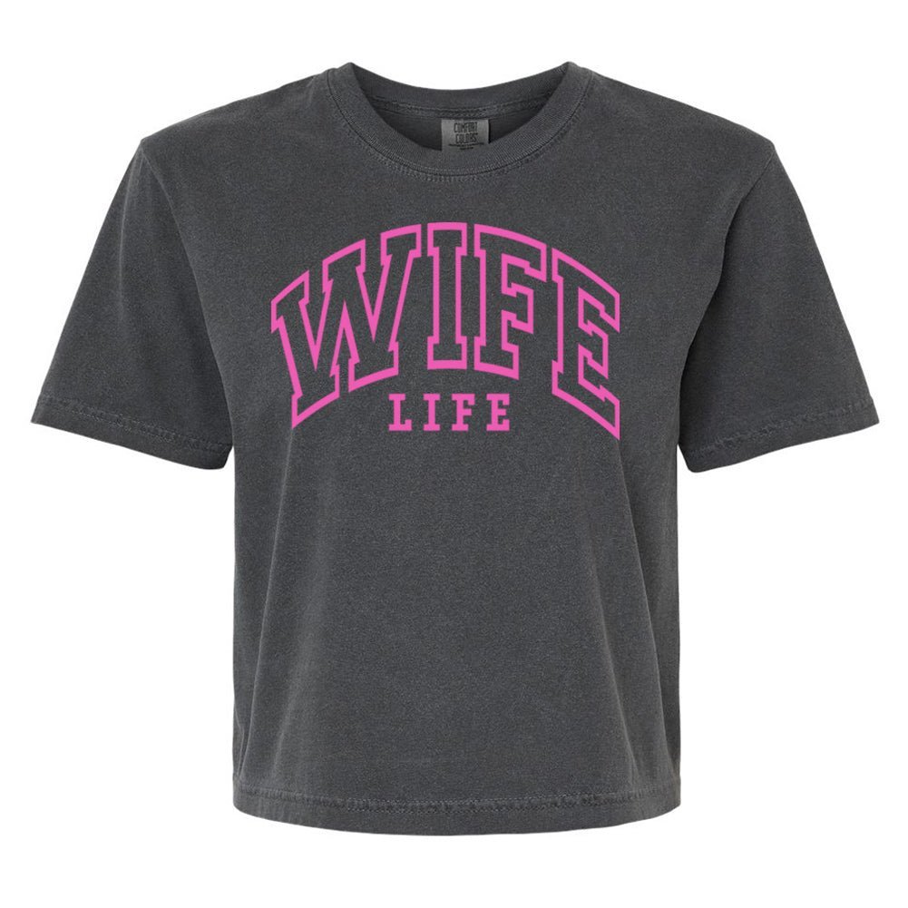 'Wife Life' Boxy T-Shirt - themonogram manor 