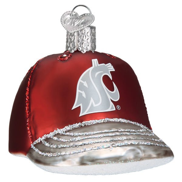 Washington State Baseball Cap Ornament - themonogram manor 