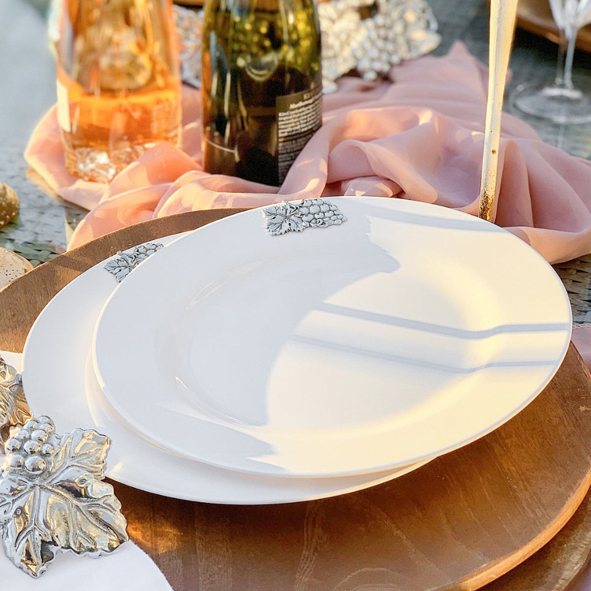 Grape Melamine Lunch Plates - Set of 4 - themonogram manor 