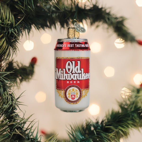 Old Milwaukee Beer Can Ornament - themonogram manor 