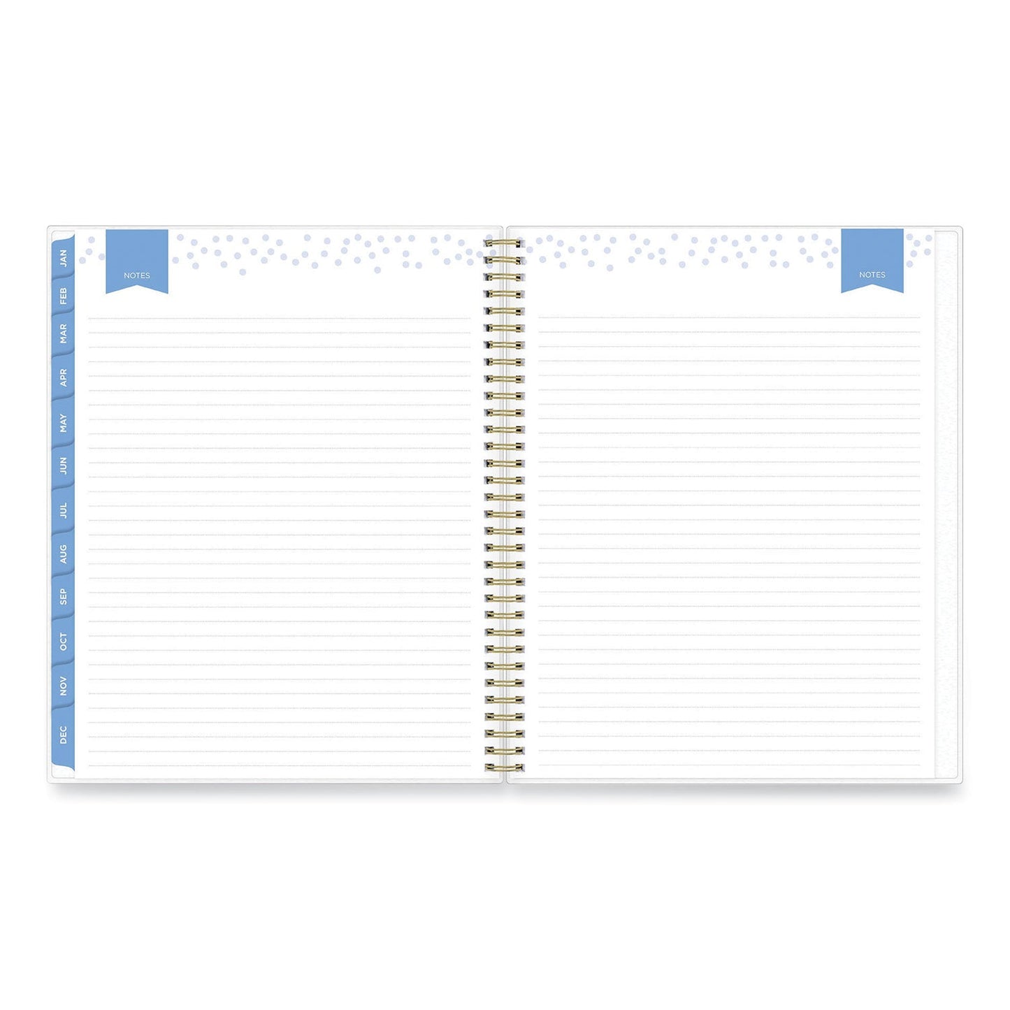 Blue Sky Day Designer Tile Weekly/Monthly Planner, Tile Artwork, 11 x 8.5, Blue/White Cover, 12 - Month (Jan to Dec): 2023 - themonogram manor 