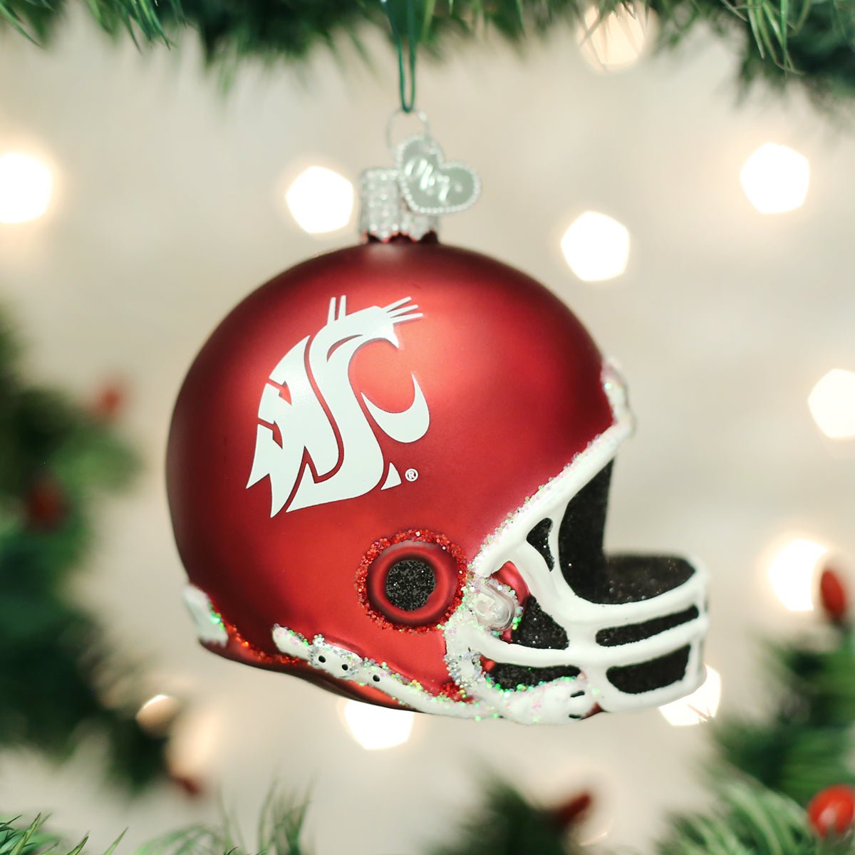 WSU Helmet Ornament - themonogram manor 