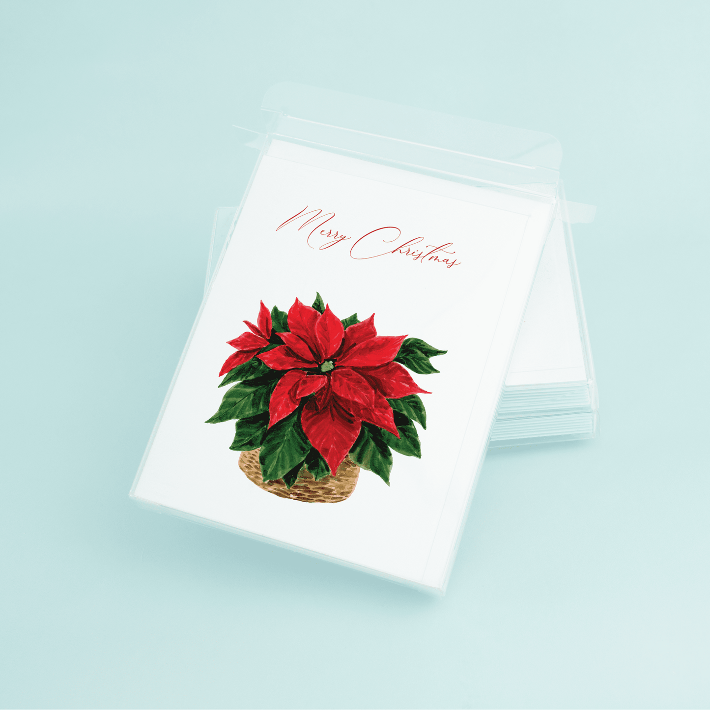 Poinsetta "Merry Christmas" - themonogram manor 