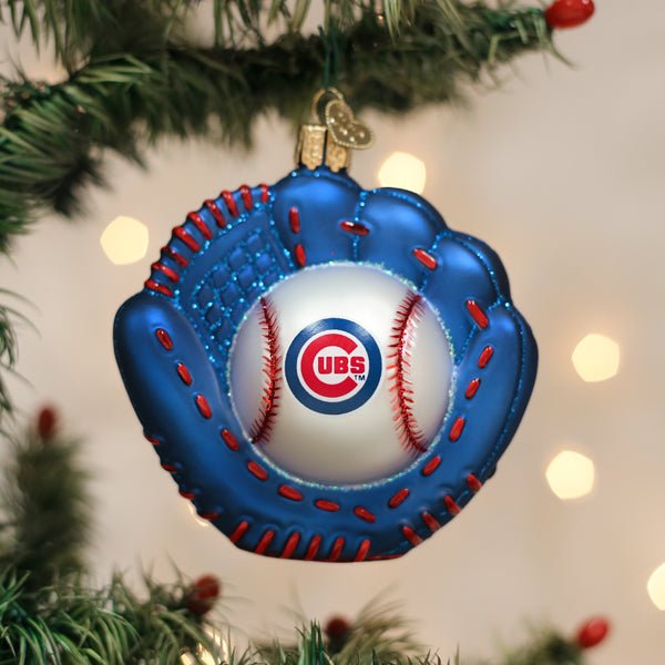 Cubs Baseball Mitt Ornament - themonogram manor 