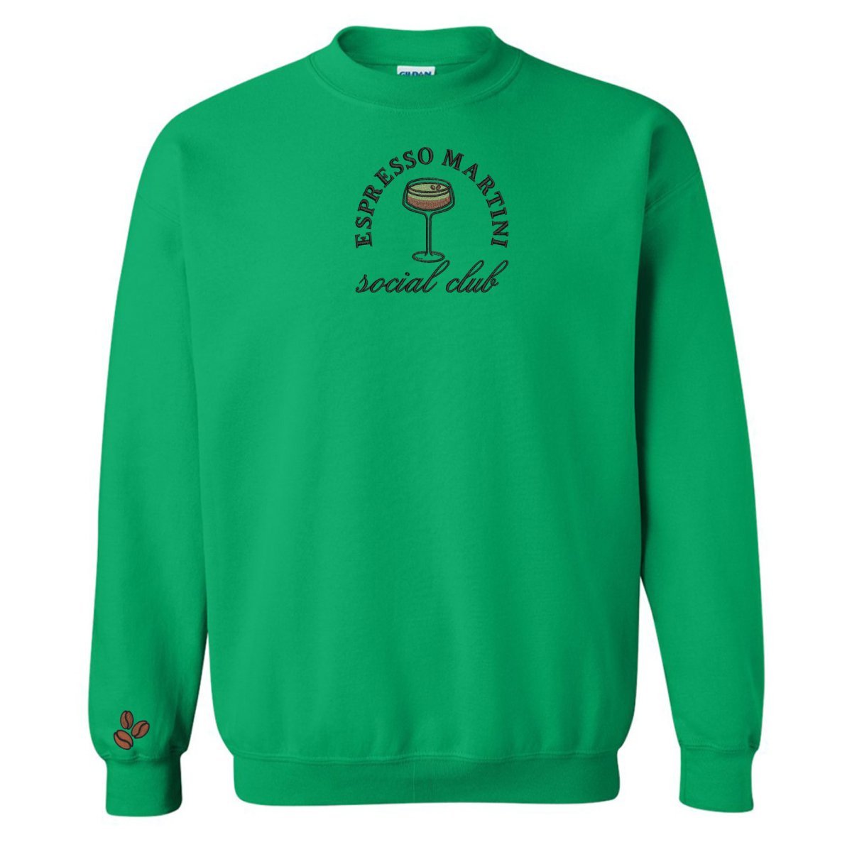 'Espresso Martini Social Club' Crewneck Sweatshirt - themonogram manor 