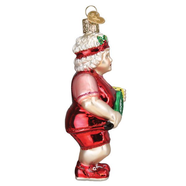 Pickleball Mrs. Claus Ornament - #themonogram manor #