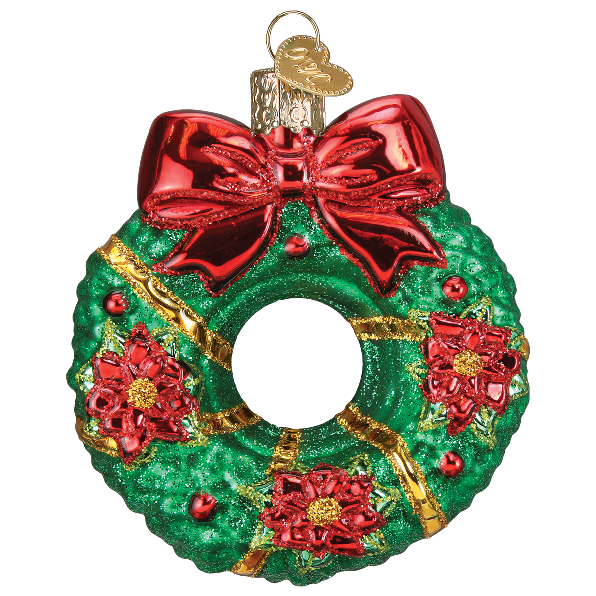 Christmas Wreath Ornament - themonogram manor 