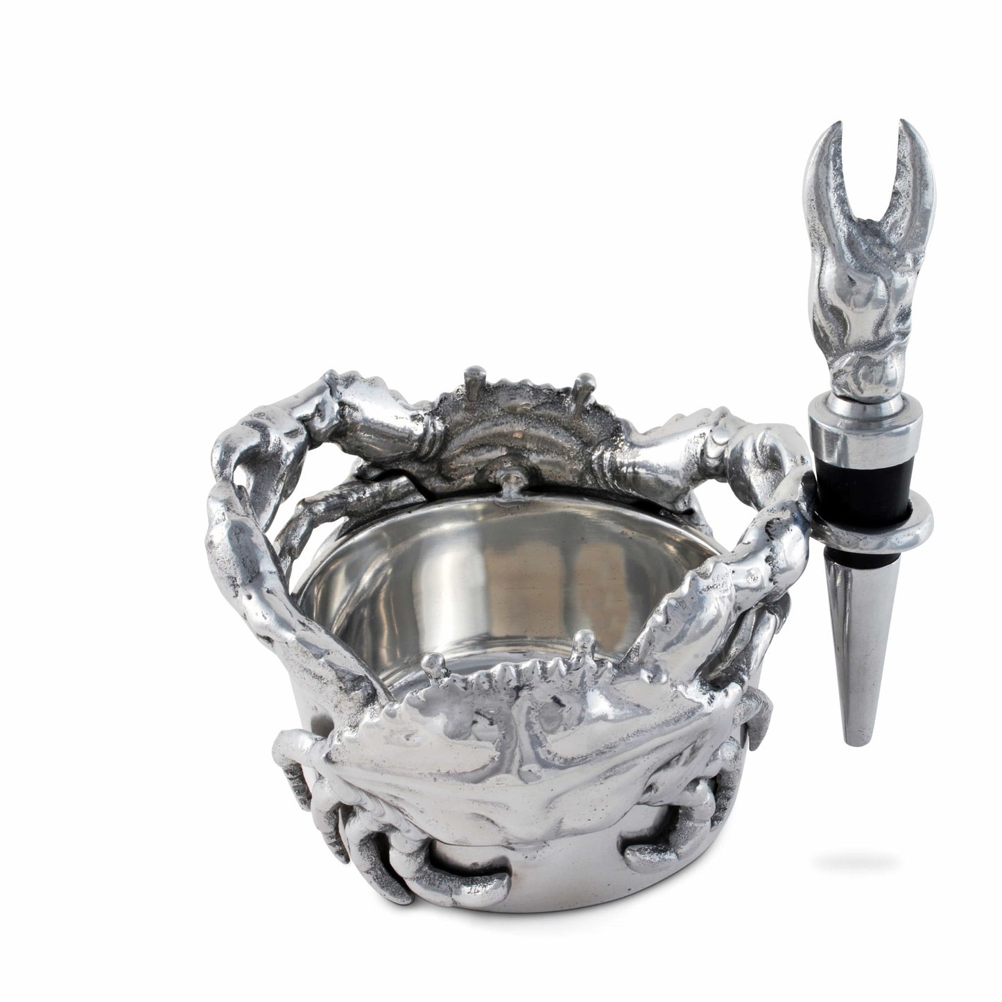 Crab Wine Caddy and Stopper Set - themonogram manor 