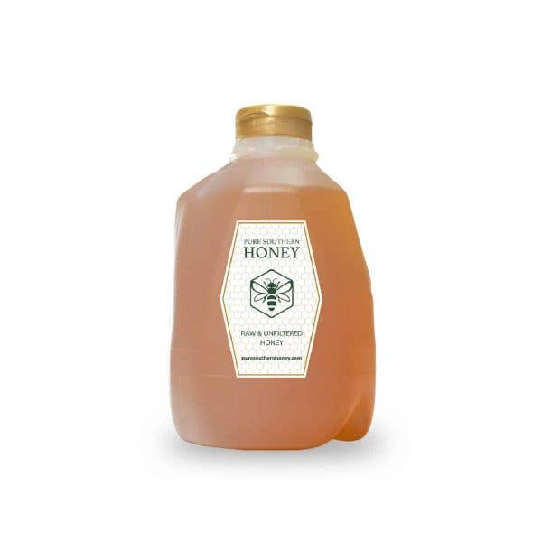 Honey 3 Lbs (6 Jugs) Raw, Unfiltered, and Unheated - #themonogram manor #