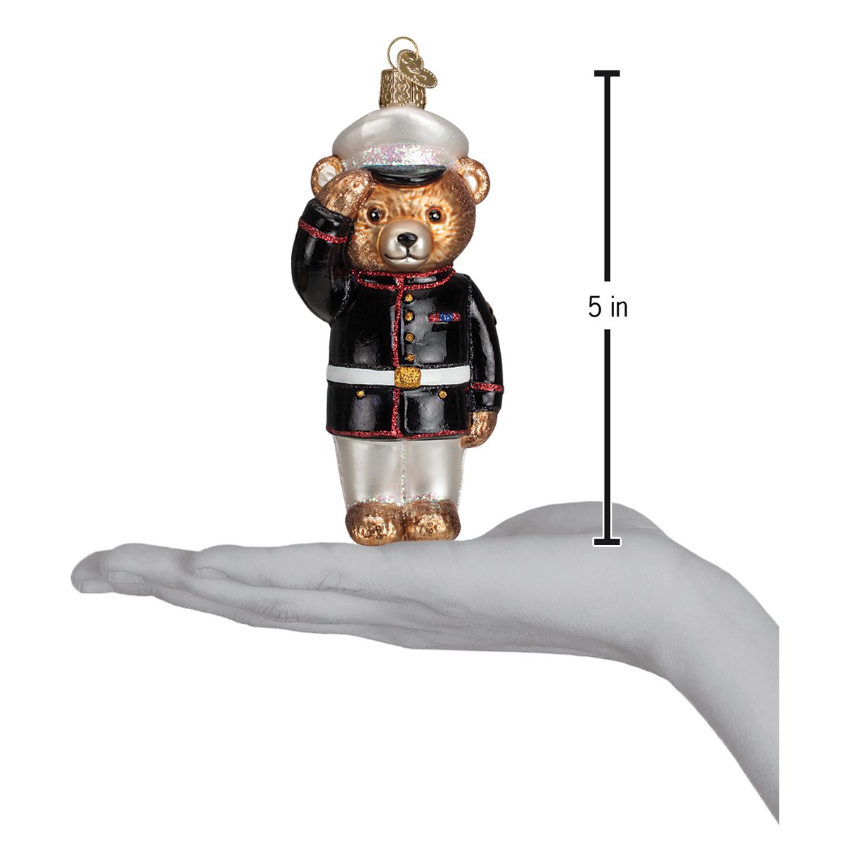 Marine Bear Ornament - #themonogram manor #