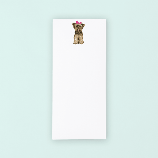 Yorkie Lists Pad - themonogram manor 