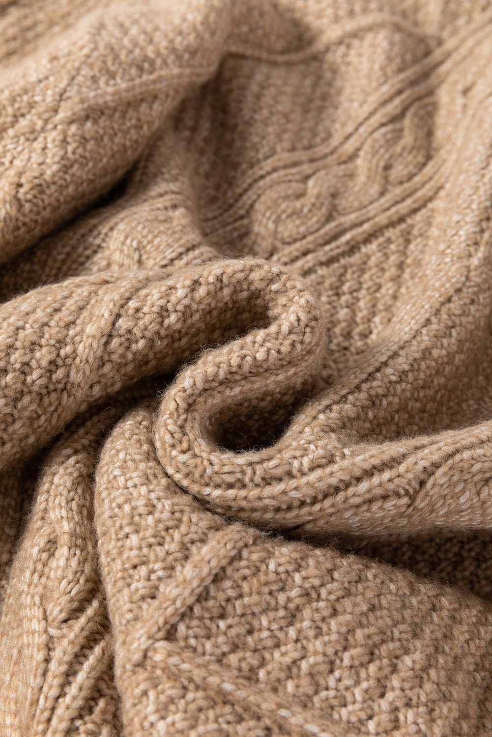 Cable Knit Sweater Dress - themonogram manor 