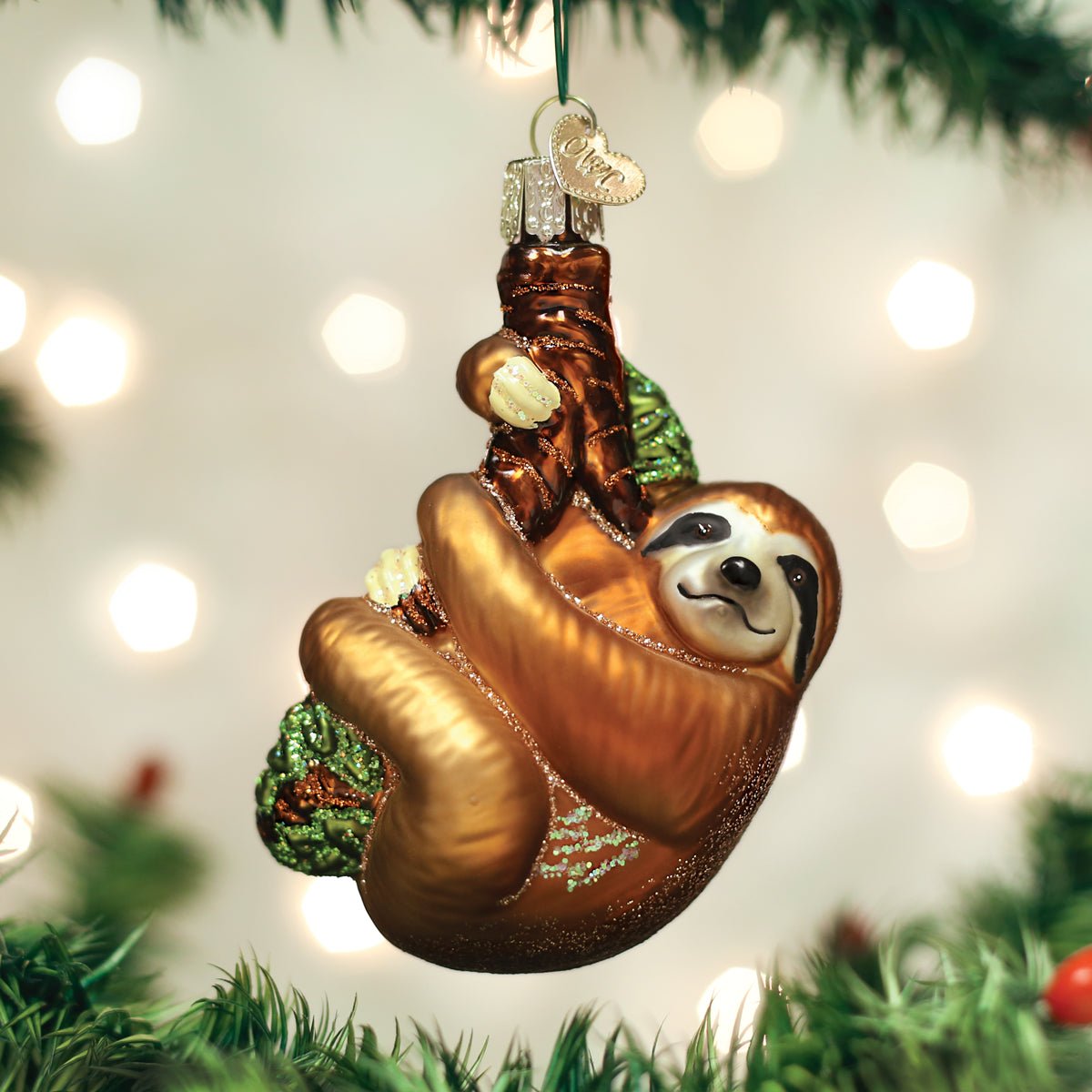 Christmas Sloth Ornament - themonogram manor 