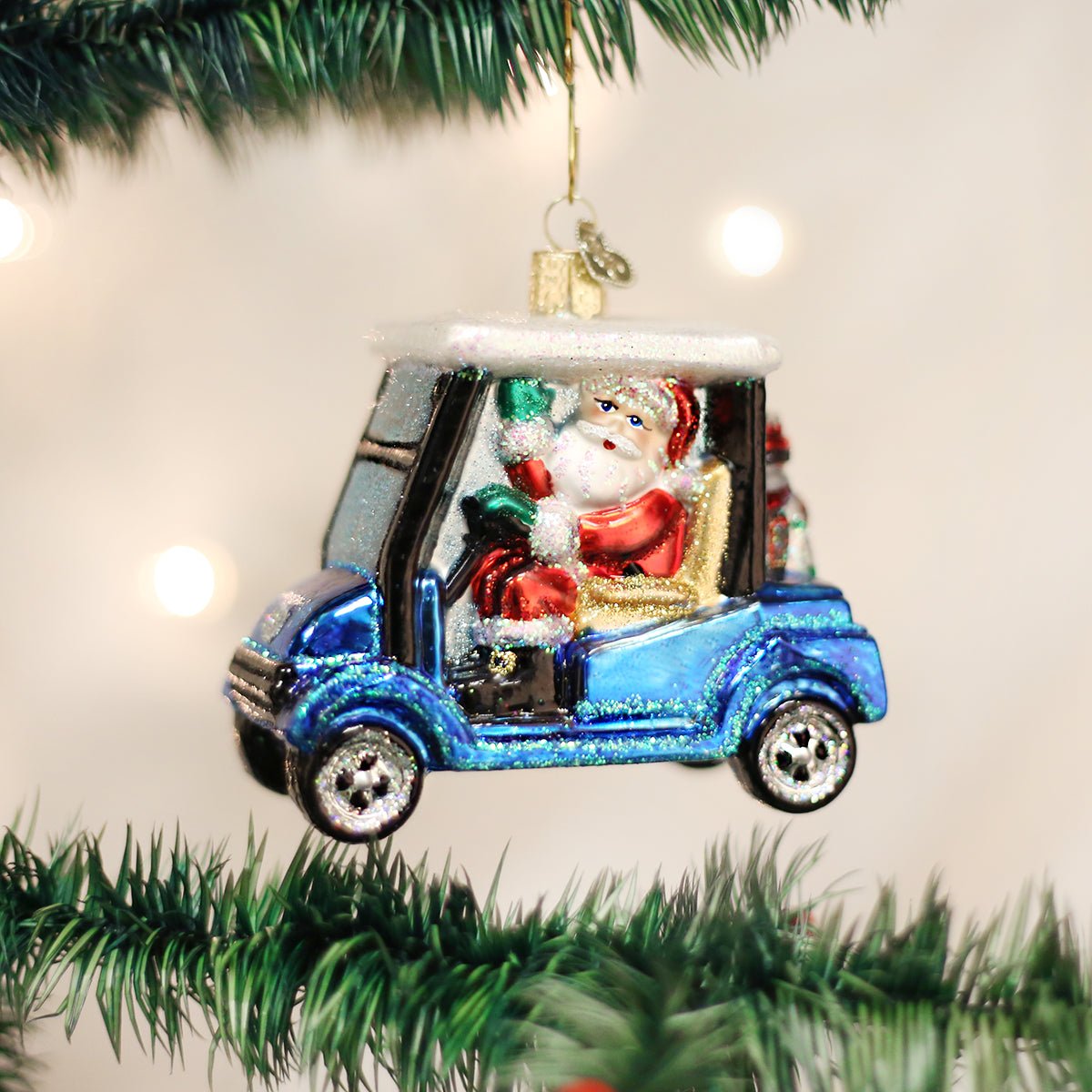 Golf Cart Santa - themonogram manor 