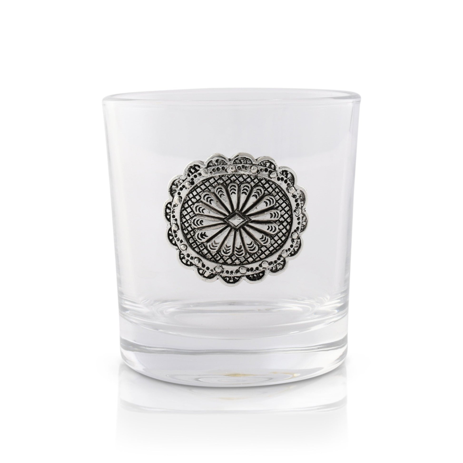 Western Concho Bar Glasses Set of 4 - themonogram manor 