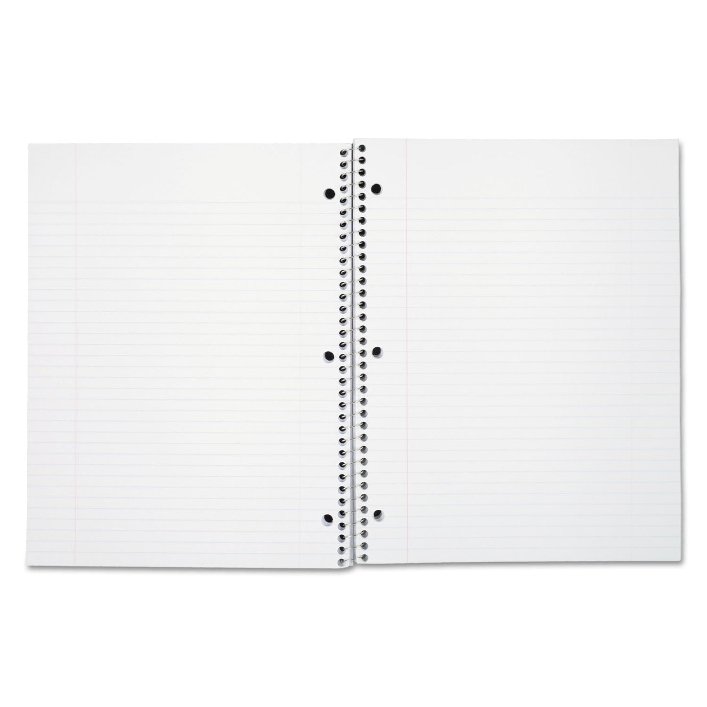 Mead Spiral Notebook, 3 - Hole Punched, 1 Subject, Medium/College Rule, Randomly Assorted Covers, 11 x 8, 100 Sheets - themonogram manor 