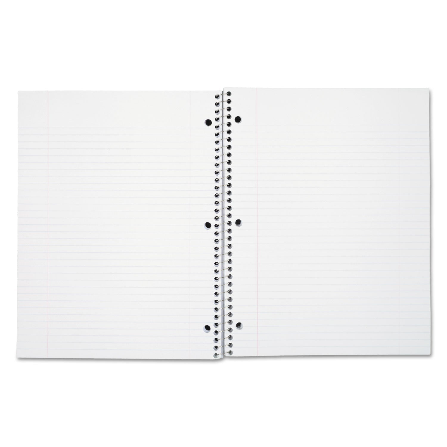 Mead Spiral Notebook, 3 - Hole Punched, 1 Subject, Medium/College Rule, Randomly Assorted Covers, 11 x 8, 100 Sheets - themonogram manor 