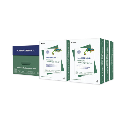 Hammermill Premium Color Copy Cover, 100 Bright, 100 lb Cover Weight, 8.5 x 11, 250 Sheets/Pack, 6 Packs/Carton - themonogram manor 