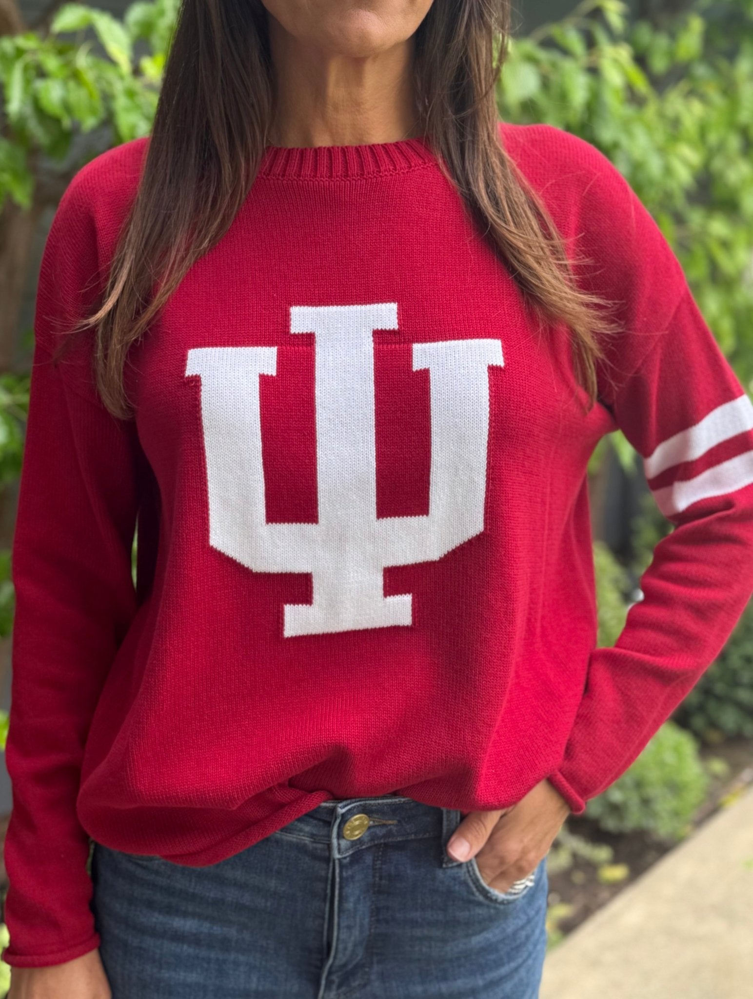 Indiana Hoosiers Long Sleeve – Crimson - themonogram manor 