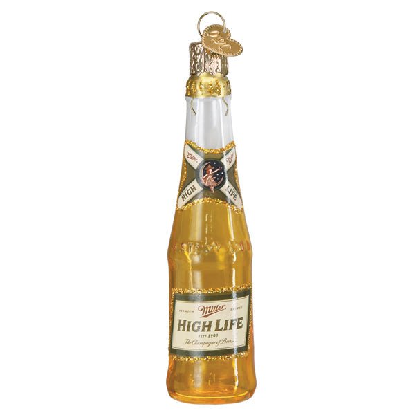 Miller High Life Bottle Ornament - themonogram manor 