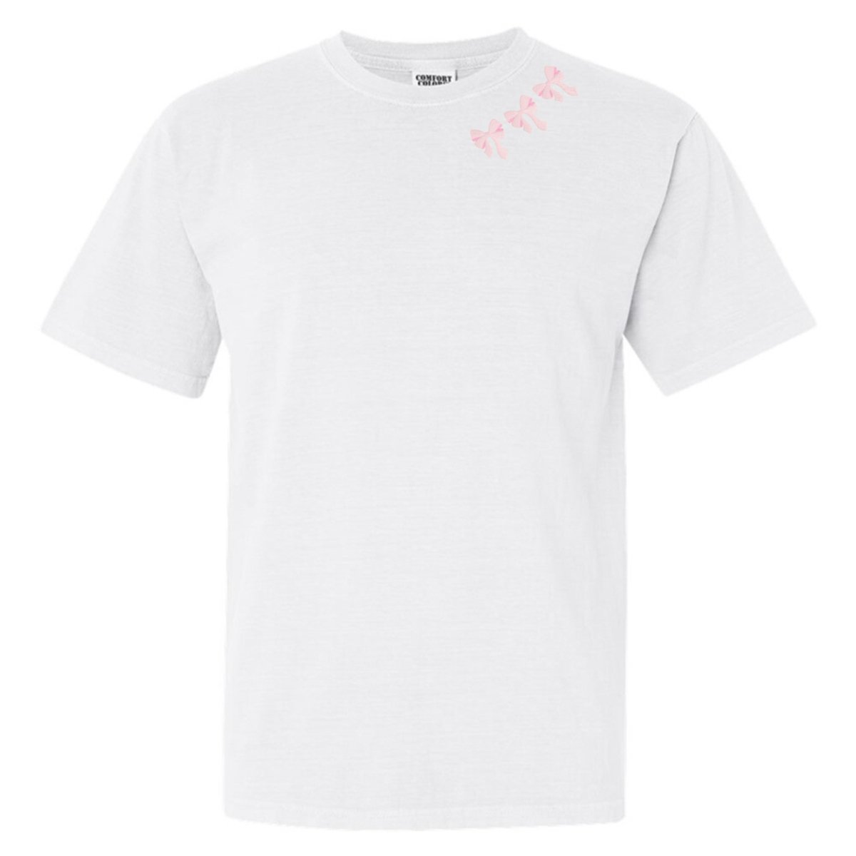Embroidered 'Bow Collar' T-Shirt - themonogram manor 