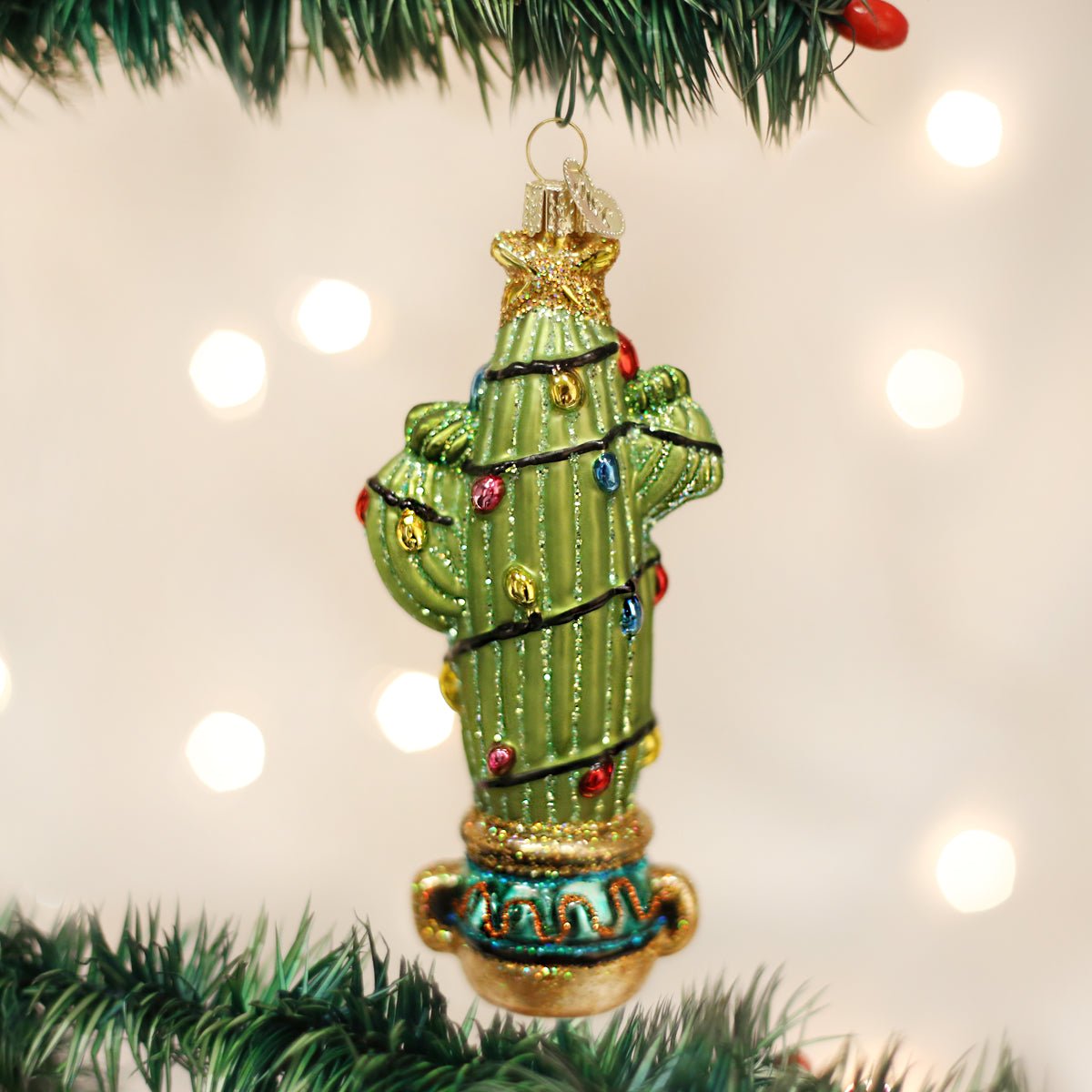 Christmas Cactus Ornament - themonogram manor 