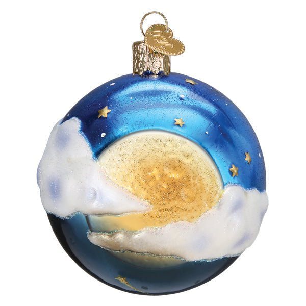 Moonglow Round Ornament - #themonogram manor #