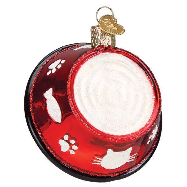 Kitty Bowl Ornament - #themonogram manor #
