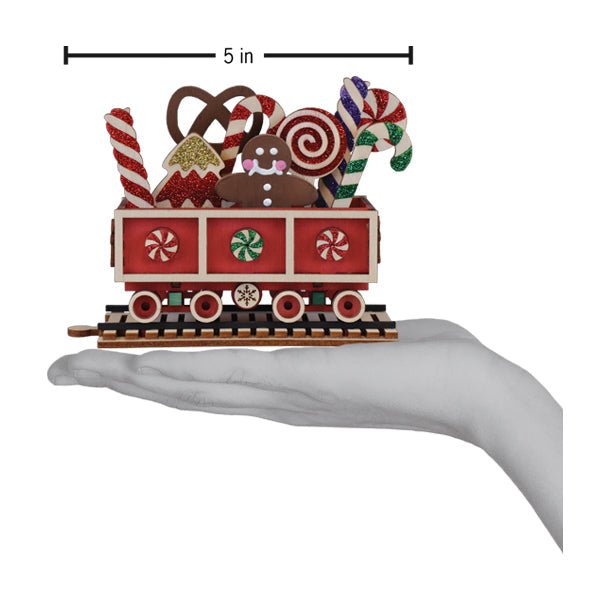 Candy Cane Train Car Ornament - themonogram manor 