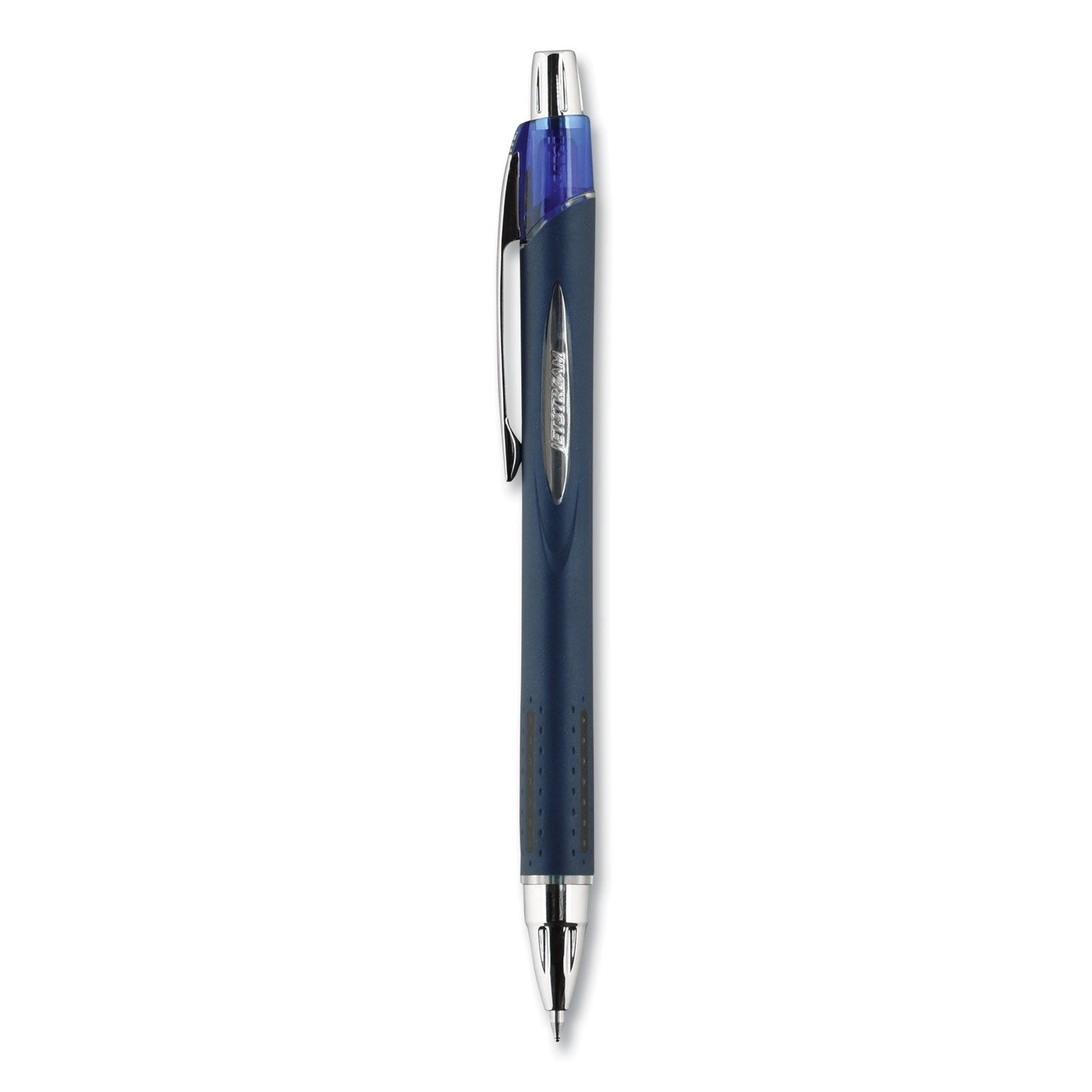uniball Jetstream Retractable Ballpoint Pen, Bold 1 mm, Blue Ink, Black Barrel - themonogram manor 