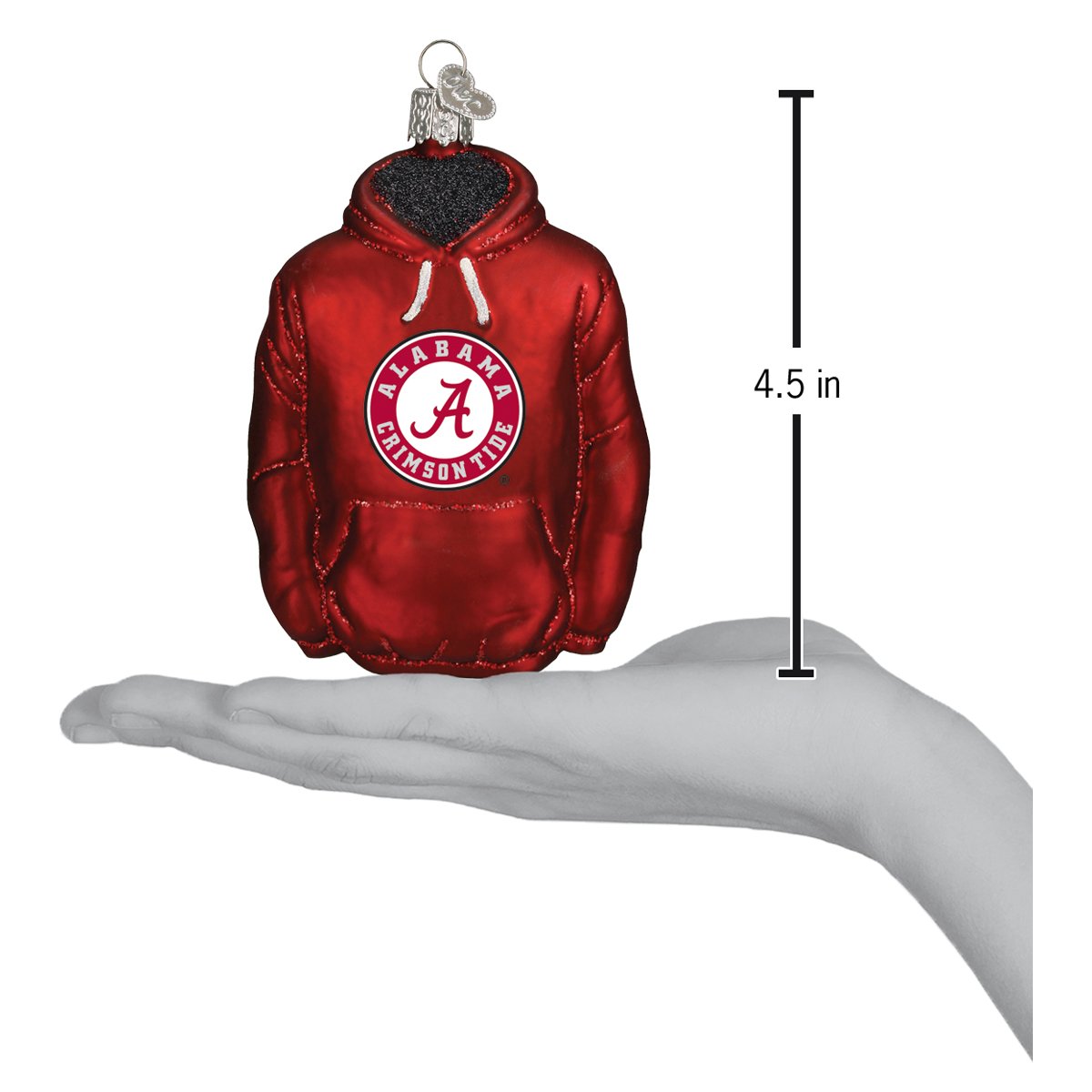 Alabama Hoodie Ornament - themonogram manor 