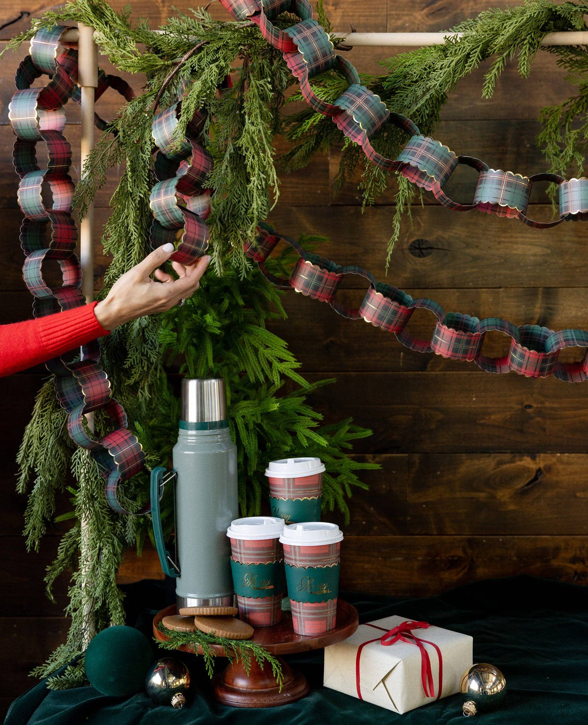 PLD1310 - Plaid To Go Cup - #themonogram manor #