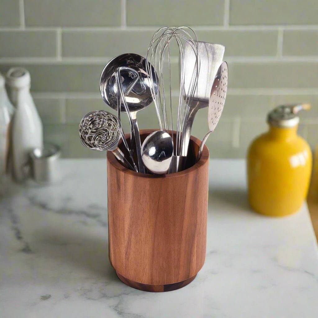 Rotating Lazy Susan Utensil Holder - themonogram manor 