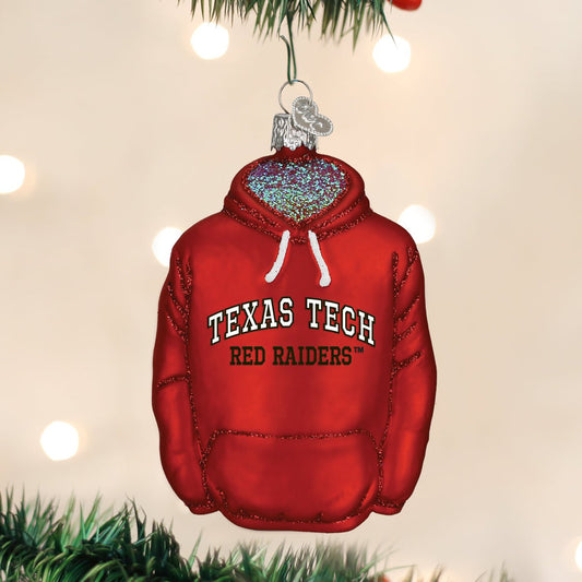 Texas Tech Hoodie Ornament - themonogram manor 