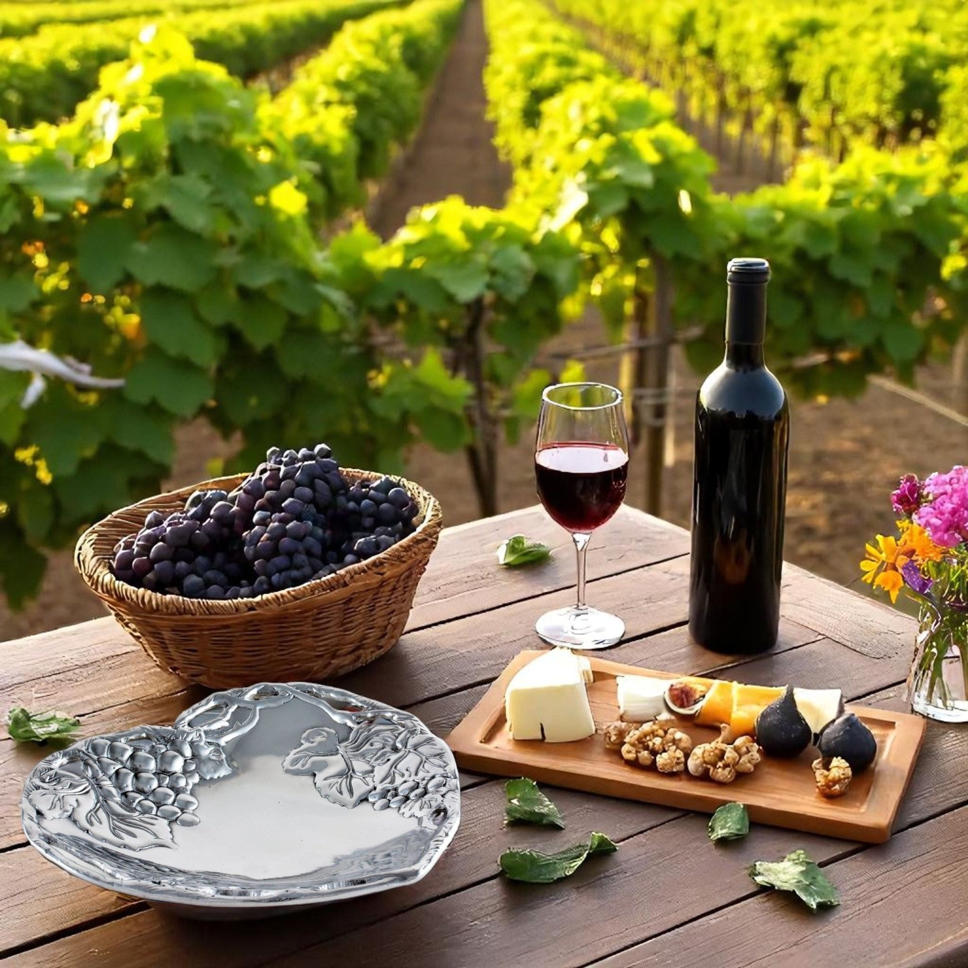 Grape Heart Coupe Tray - themonogram manor 