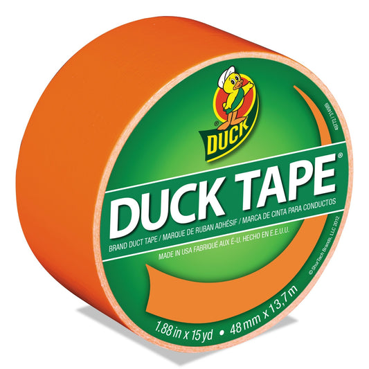 Duck Colored Duct Tape, 3" Core, 1.88" x 15 yds, Neon Orange - themonogram manor 
