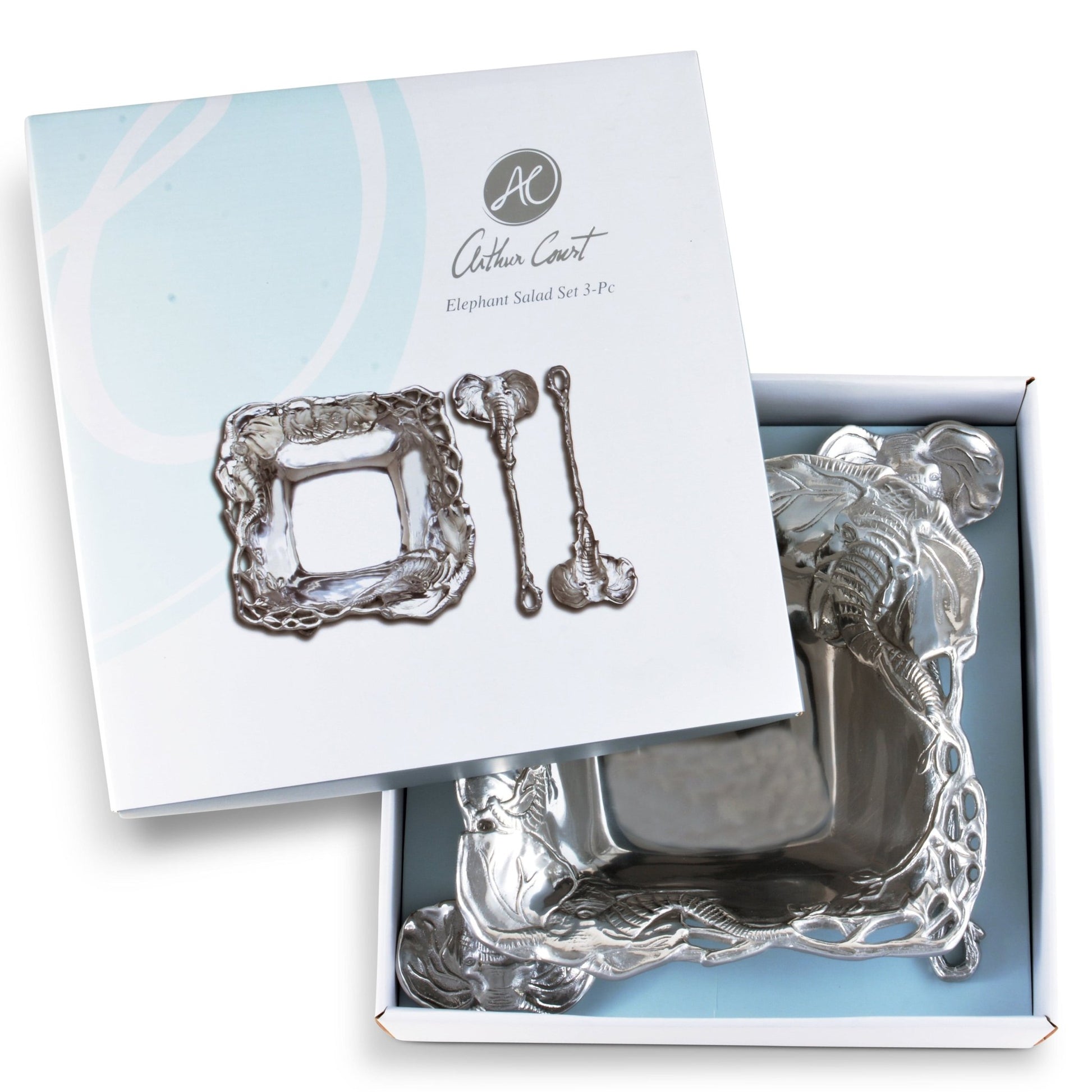 Elephant Salad Set 3-Pc - themonogram manor 