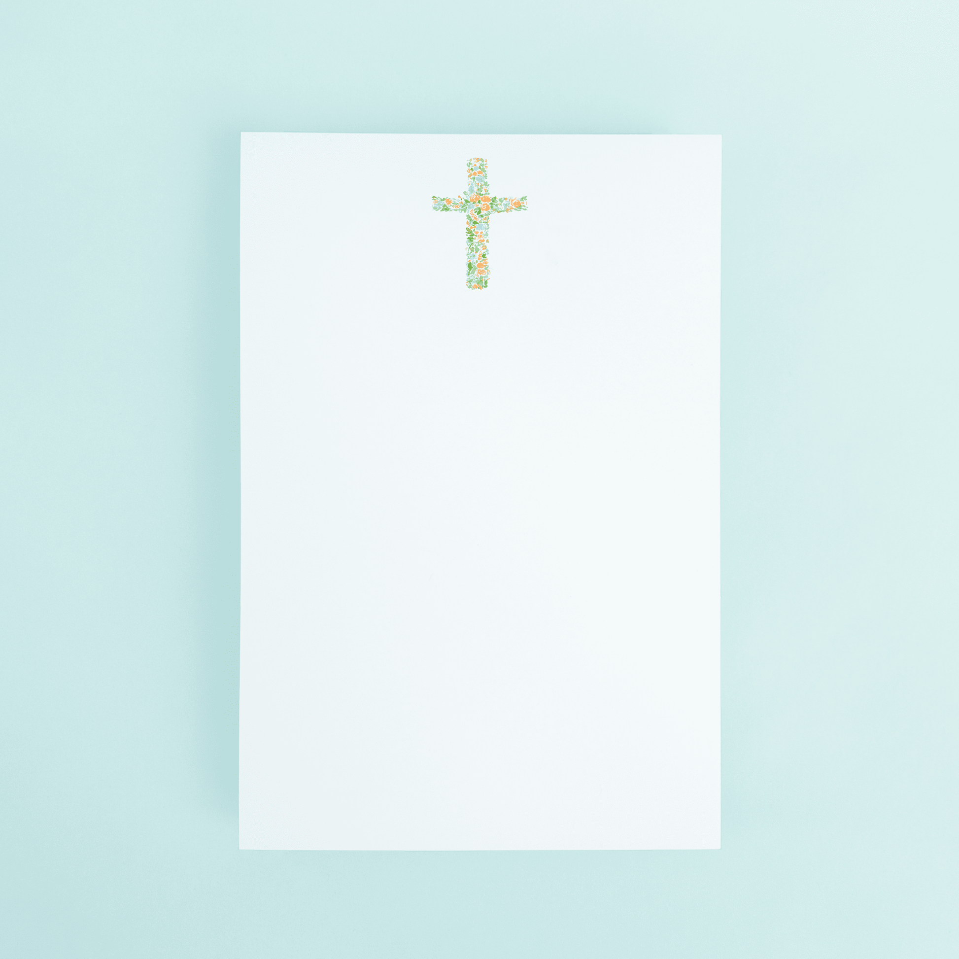 Floral Cross - themonogram manor 