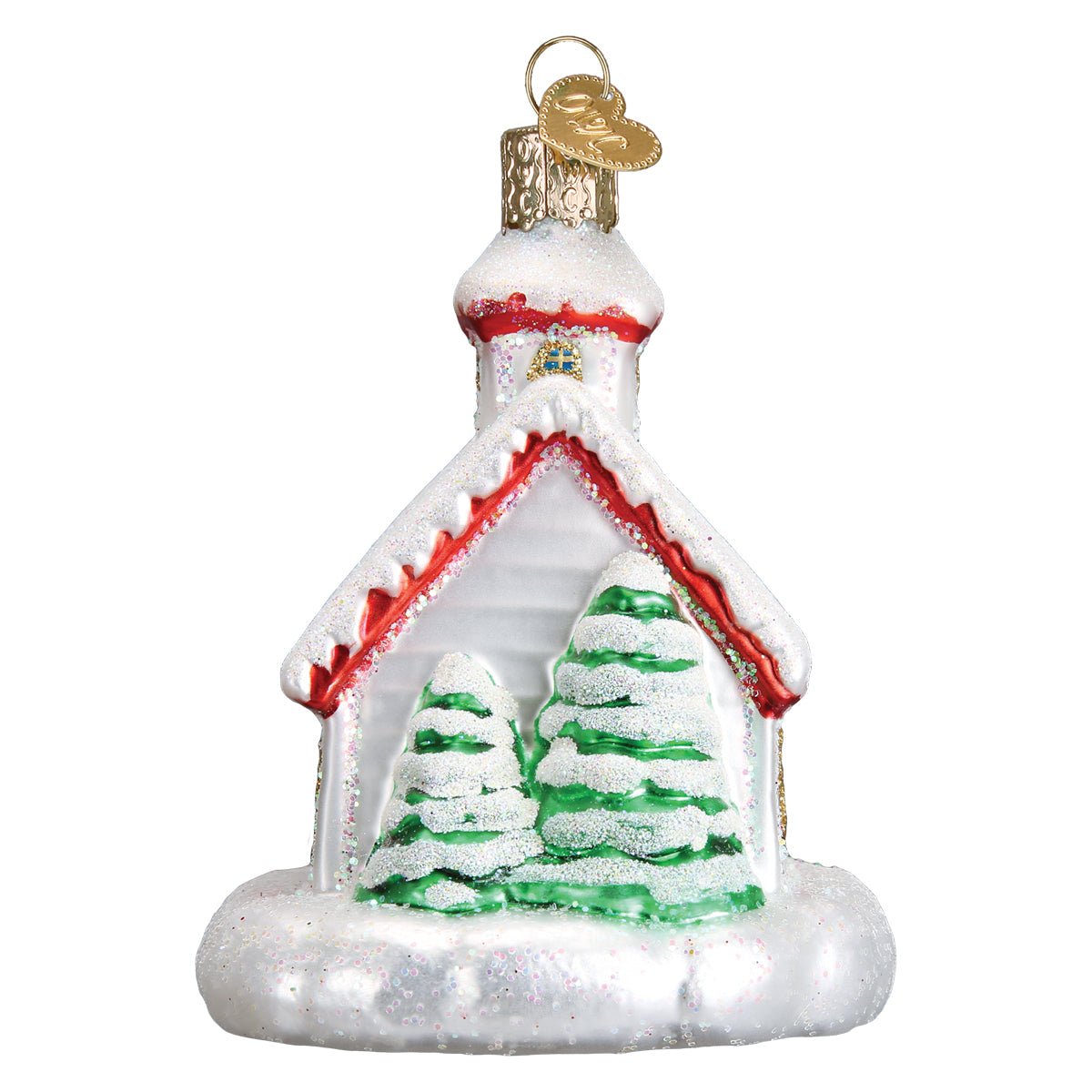 Country Church Ornament - #themonogram manor #