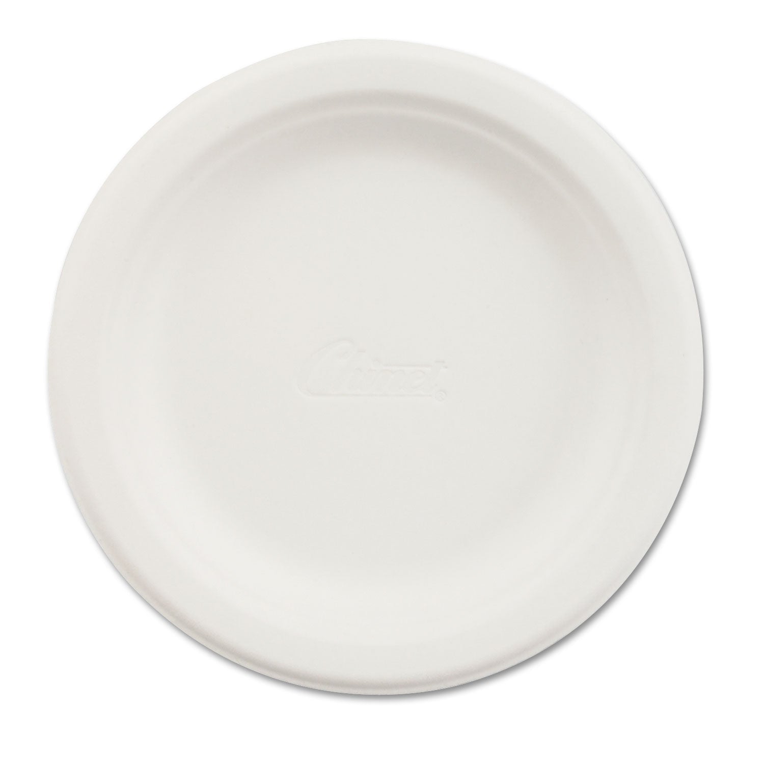 Chinet Paper Dinnerware, Plate, 6" dia, White, 125/Pack - themonogram manor 
