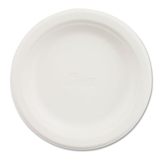 Chinet Paper Dinnerware, Plate, 6" dia, White, 125/Pack - themonogram manor 