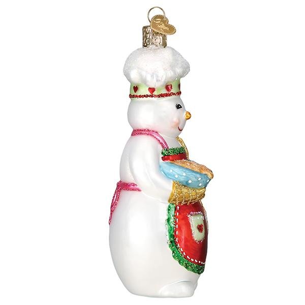 Snow Woman Chef Ornament - themonogram manor 